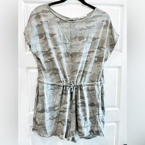 Amazon camo romper. Never worn. Spandex material. Lightweight.